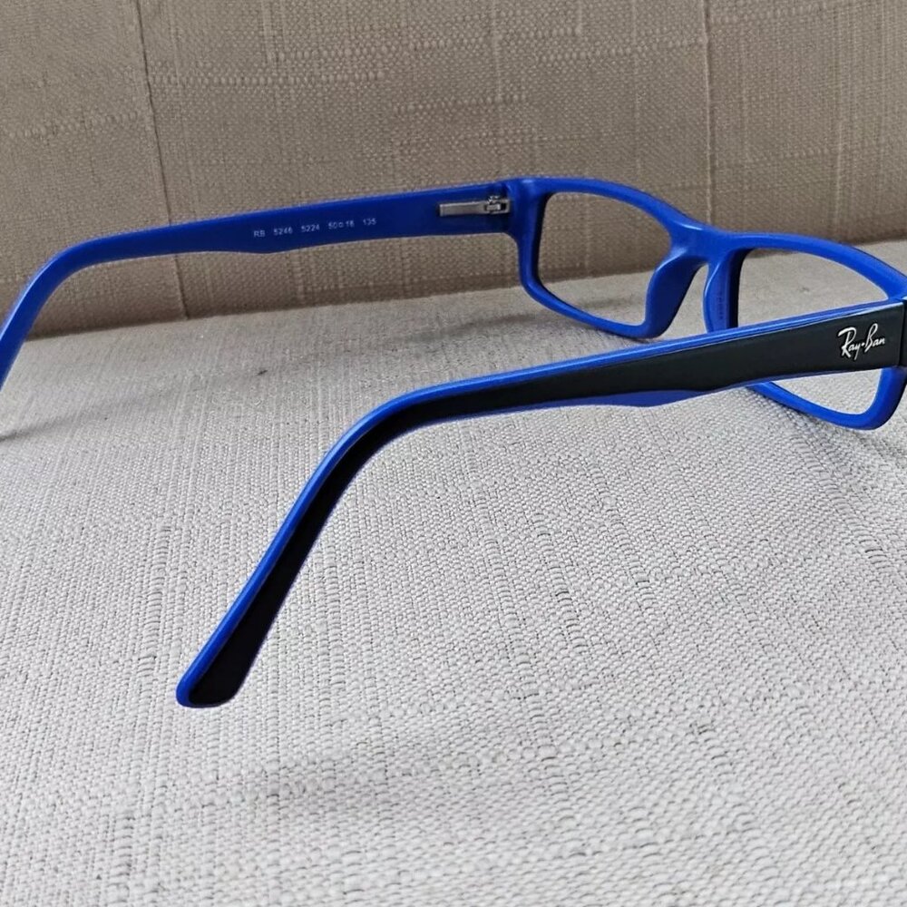 Ray-Ban Eyeglasses/Glasse Frame Black/Blue RB5246 5224 50[]16 135 Frame - Picture 8 of 12